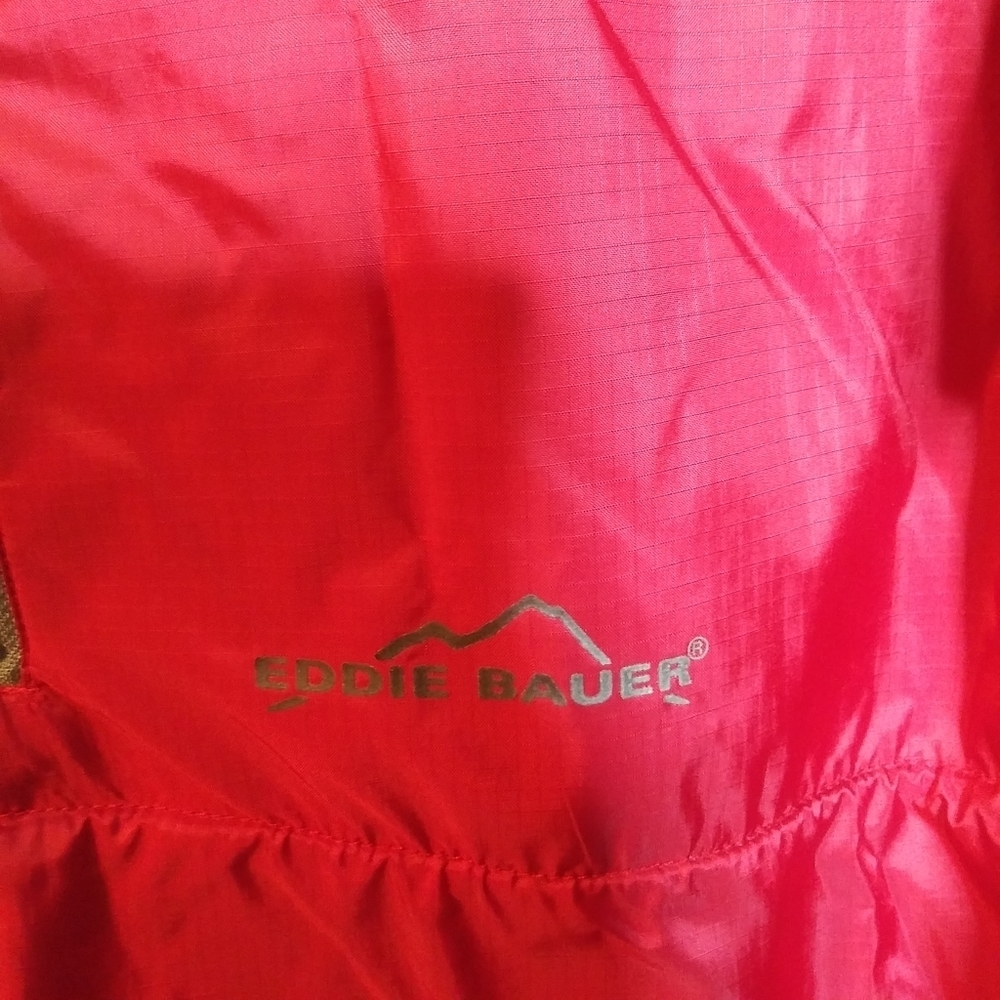 Eddie Bauer Sport| Red Windbreaker Sz L - Picture 2 of 8